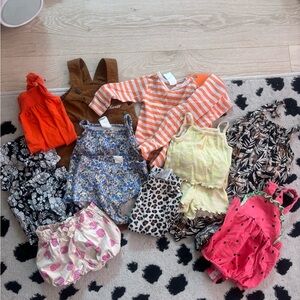Colorful Baby Spring Summer Clothing Bundle 3-6m